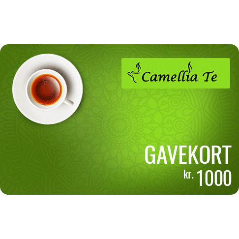 Camellia Te Gavekort 1000 kr