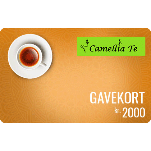 Camellia Te Gavekort 2000 kr