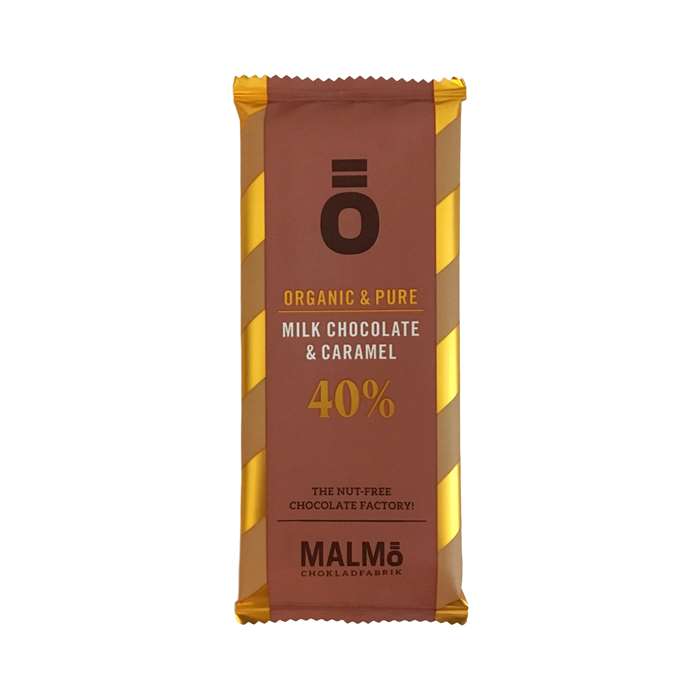 Malmö Chokladfabrik Ö Milk Chocolate & Caramel 40 55 gr.